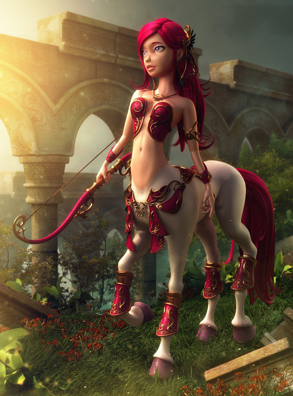 3D Pin-up character